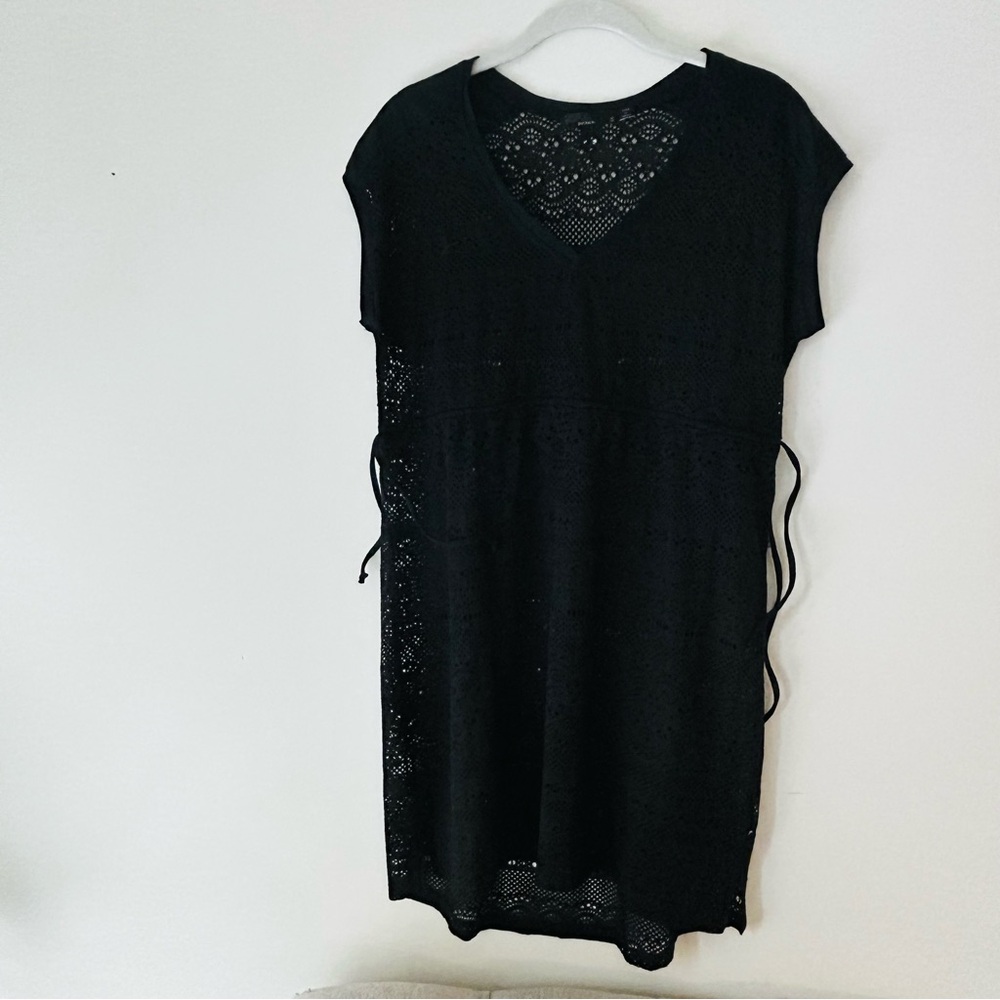 PRANA Elliot Dress Beach Coverup Lace Punch Out Pattern S